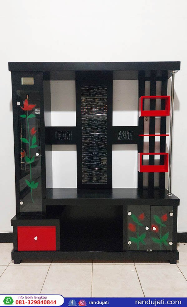 BUFFET TV MULTIPLEK SEKAT MINIMALIS 160 HITAM