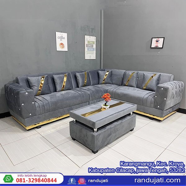 SOFA SUDUT NAVARO MIDILI ABU
