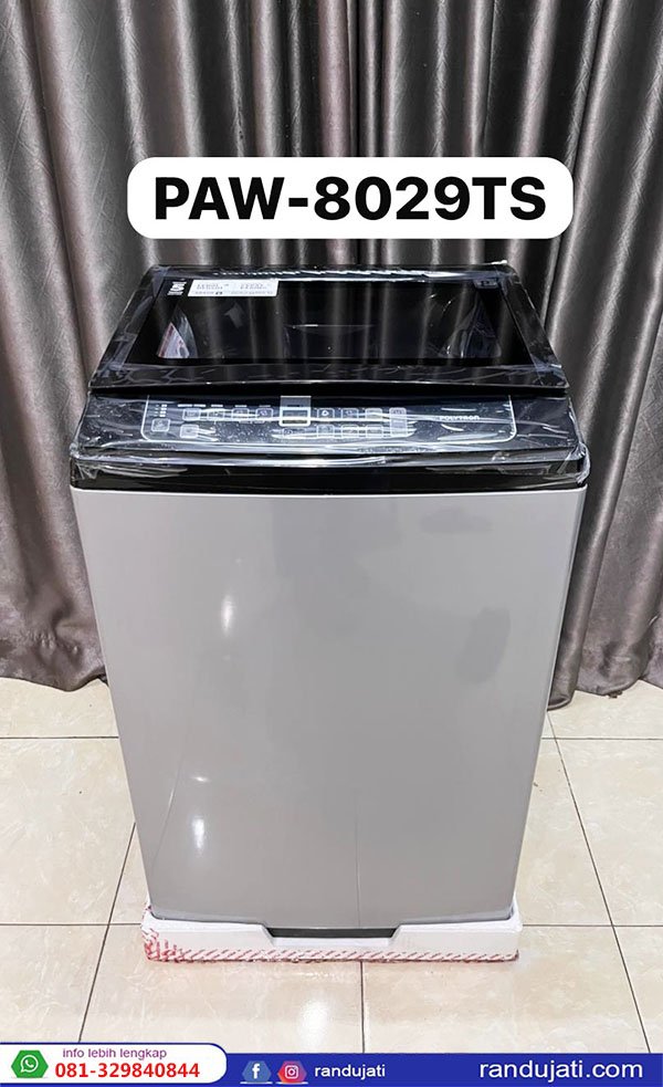 MESIN CUCI 1 TABUNG OTOMATIS 8KG POLYTRON PAW-8029TS