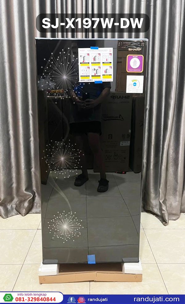 KULKAS 1 PINTU SHARP SJ-X197W-DW